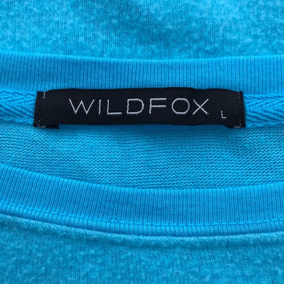 Wildfox Blue Oversize All You Need Is Love BBJ Top - Picture 6 of 8